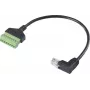 Renkforce Cable adaptador de red RJ45 [1x conector macho RJ45 8p8c - 1x terminal de conexión] 30 cm (RF-6443974)