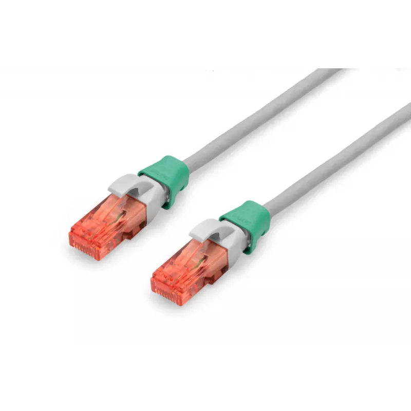 DIGITUS - Clips para cables con codificación por colores - para cables de parcheo - verde (paquete de 100) (A-CC-G)