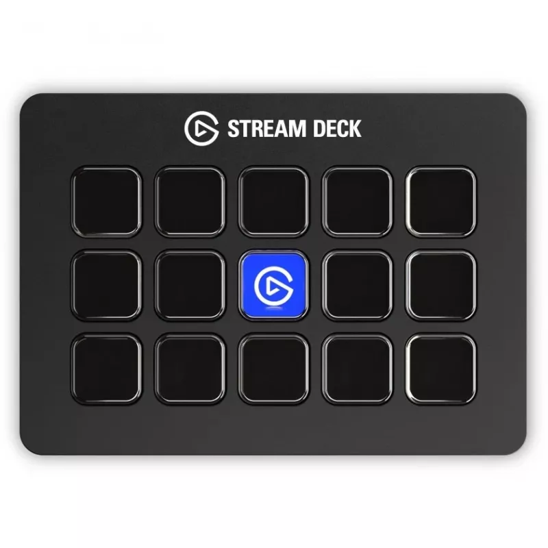 Elgato Stream Deck MK.2 – Panel de control USB personalizable de 15 teclas con teclas clásicas, negro