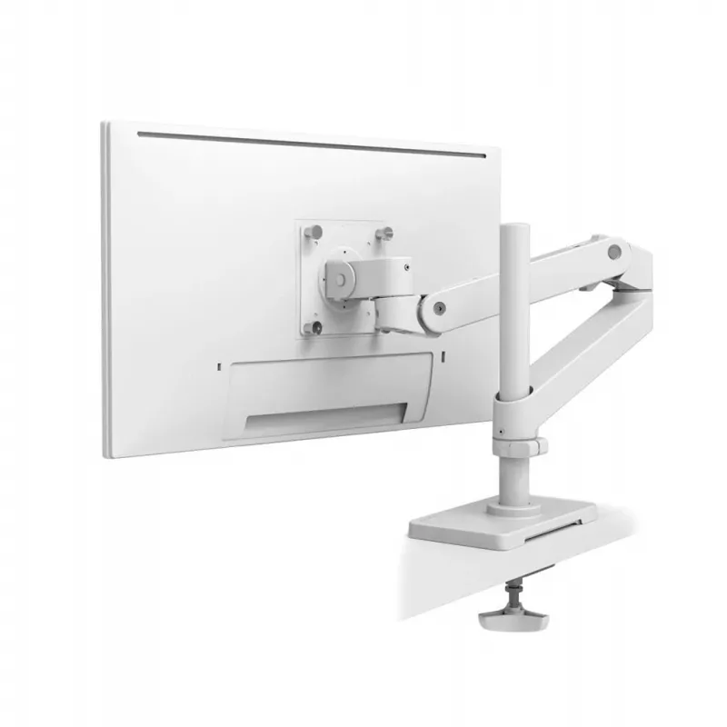 Ergotron LX Pro - Kit de montaje (brazo para monitor) - para pantalla LCD - pasacables de escritorio, columna alta - aluminio - blanco - tamaño de pantalla: hasta 86,4 cm (hasta 34 inch) (45-709-290)
