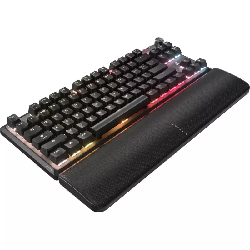 Teclado mecánico tenkeyless CORSAIR K70 PRO TKL — retroiluminado RGB, diseño compacto