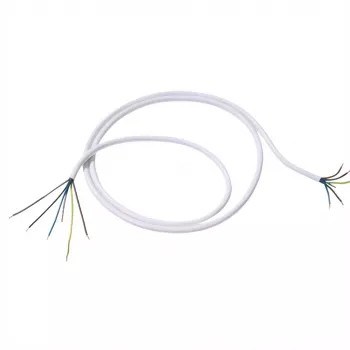 Cable de alimentación Bachmann 119.280, blanco, 1,5 m, 250 V, 16 A