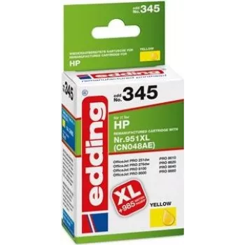 Cartucho de tinta EDDING 18-345 como HP n.º 951XL CN048AE amarillo - Cartucho de tinta - Yellow