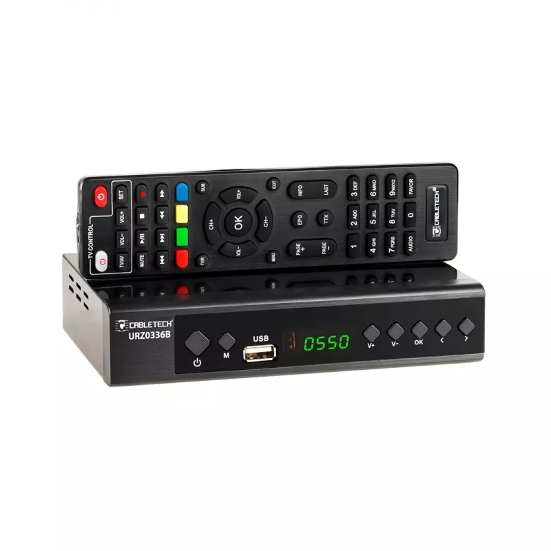 Cabletech URZ0336C sintonizador / decodificador DVB-T2, H.265 HEVC