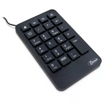 Teclado numérico Inter-Tech KB-120 Universal USB Negro