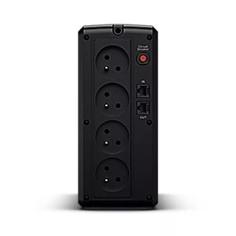 Sistema de alimentación ininterrumpida CYBERPOWER UT1050EG-FR, Line-Interactive 1,05 kVA (630 W), 4 salidas Type-E, AVR, USB, RJ-45