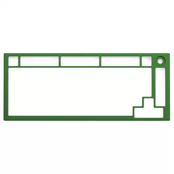 Glorious GMMK PRO Top Frame - verde (GLO-ACC-P75-TF-FG)