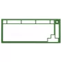 Glorious GMMK PRO Top Frame - verde (GLO-ACC-P75-TF-FG)