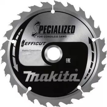 Makita Specialized EFFICUT - Disco de sierra - para madera, metal - 216 mm - 45 dientes - para Makita LS002GZ01, XGT LS002GZ01 (E-06987)