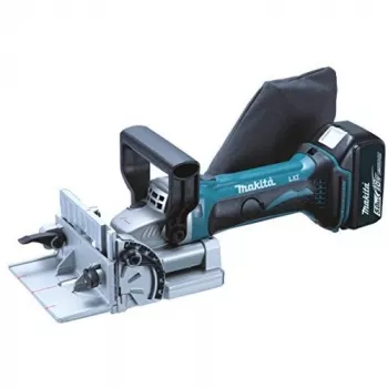 Makita DPJ180RTJ Fresadora de placas Azul