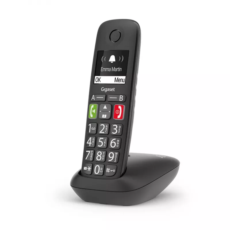 Gigaset E290 teléfono inalámbrico, negro