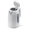 Hervidor eléctrico Adler AD 1379w — 1,7 L, hasta 2200 W, blanco, base 360°, polipropileno