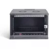 DIGITUS SOHO Pro DN-49203-SET 19" 7U set de red para montaje en pared con accesorios, 540 x 400 mm, negro