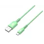 Cable USB-C TB 1m Verde; AKTBXKUCMISI10Z
