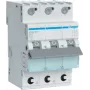 Hager MBS310. Corriente nominal: 10 A, frecuencia de entrada CA: 50/60 Hz. Tipo: B-type, cantidad de módulos (máx): 3 módulo(s). Anchura: 52,5 mm, profundidad: 70 mm, alt