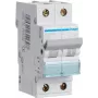 Hager MCN216. Número de polos: 2P. Frecuencia de red: 50/60 Hz, corriente de salida nominal: 16 A. Ancho: 35 mm, profundidad: 70 mm, altura: 83 mm (MCN216)