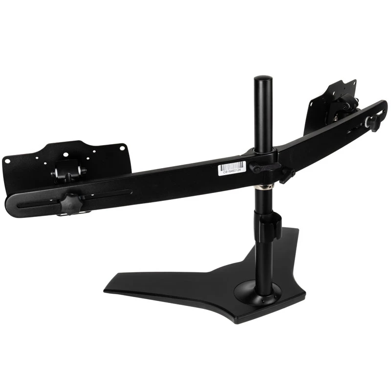 SilverStone SST-ARM23BS-L - soporte para dos monitores - negro