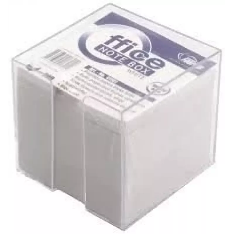 Notas Forpus, 9x9 cm, blanco, sin encolar, con tapa (800) 0716-005