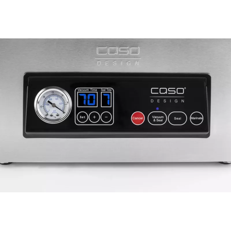 Envasadora al vacío Caso VacuChef 70 Power 350 W acero inoxidable — máquina de envasado al vacío
