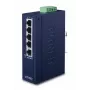 PLANET ISW-501T - Switch - 5 x 10/100 - montaje en carril DIN, montaje en pared