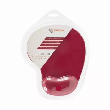 Alfombrilla de ratón de gel Sbox MP-01R roja