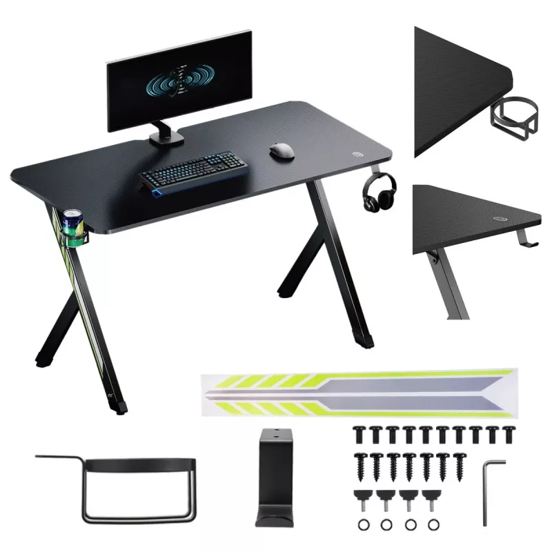 Escritorio gaming NanoRS 120x60x75cm RS101