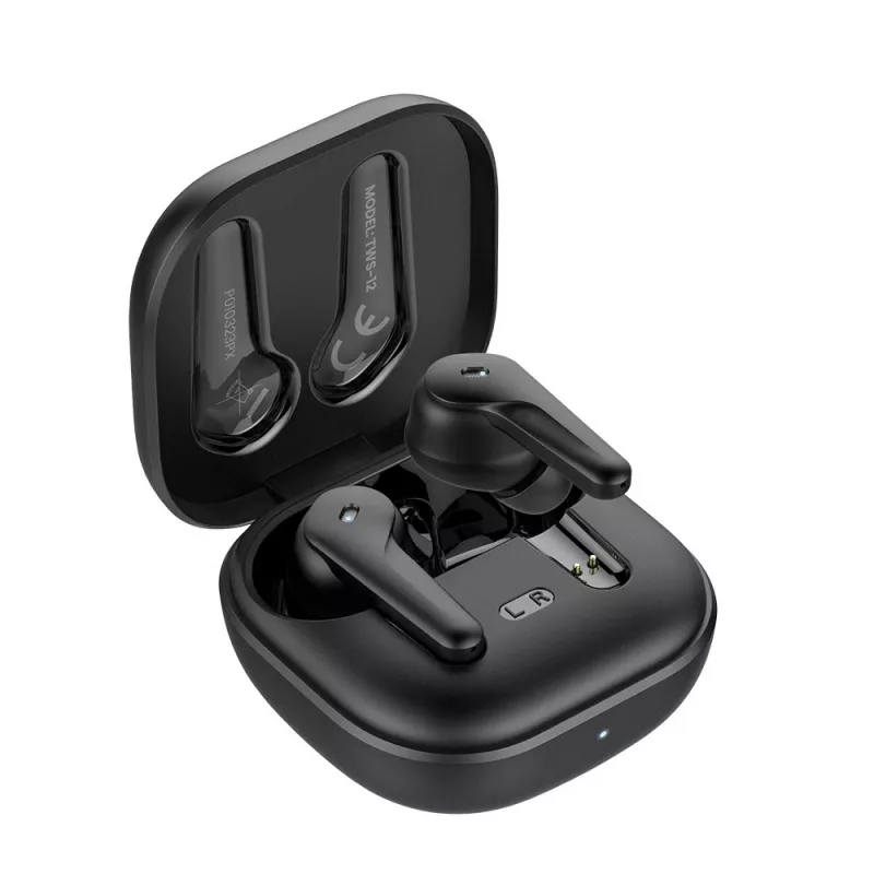Auriculares in-ear SAVIO TWS-12, Bluetooth 5.3, micrófono integrado, negros
