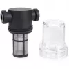 Alphacool ES Big Inline filtro de partículas 2x G1/4 IG, negro/transparente (29145)