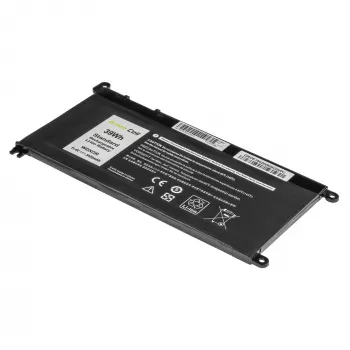 Batería Green Cell DE150 para DELL Inspiron — LiPo 11,4V 3400mAh, negra, 1 ud.