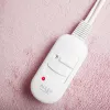 Almohadilla térmica eléctrica Adler AD 7444, 80 W, 2 niveles de calor, lavable, mando a distancia, rosa