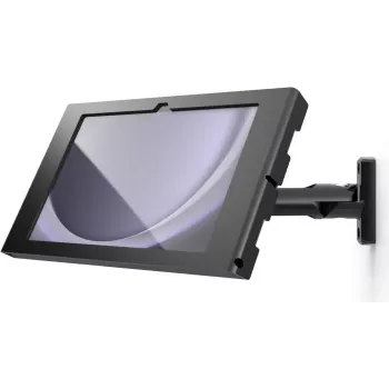 Compulocks Galaxy Tab S9/S9FE 10.9 Apex Enclosure Swing Wall Mount Black - Kit de montaje - brazo giratorio, cámara frontal/trasera y sensores expuestos -
