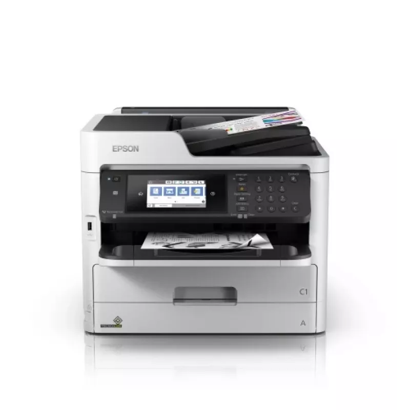 Epson WorkForce Pro WF-M5799DWF Impresora de inyección de tinta B/N multifunción A4, contador de 100K a 180K (usada)
