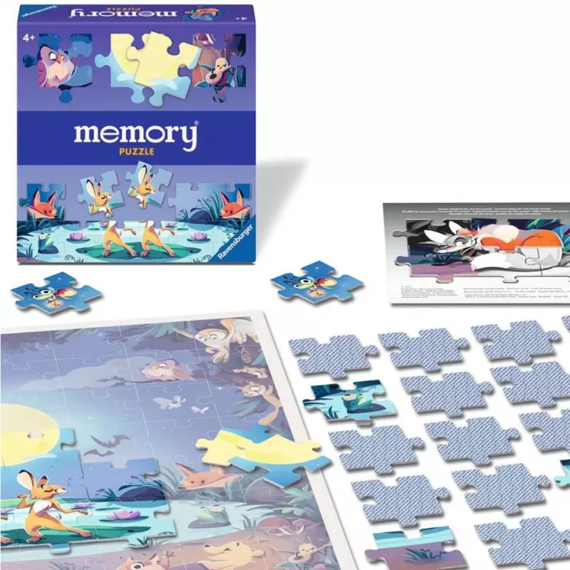 memory Puzzle Tiere am Teich, juego de mesa