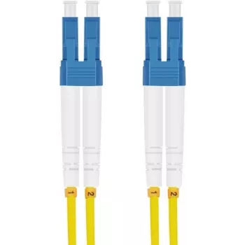 Cable de parcheo de fibra óptica helos 9/125 µm OS2 LC dúplex 0,5 m