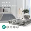 Manta eléctrica Nedis PEBL130CWT2, 160 x 140 cm