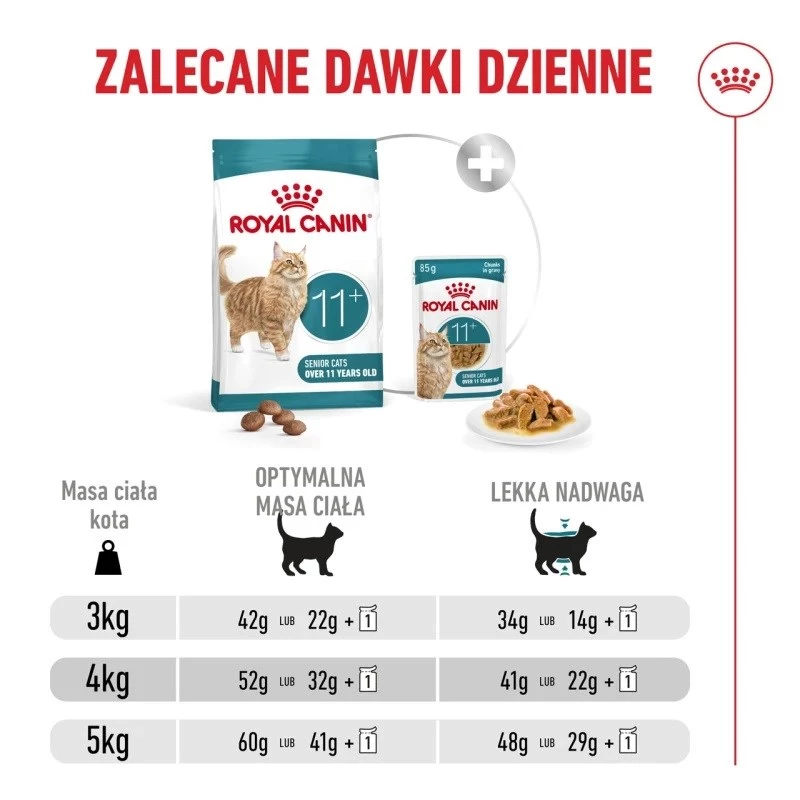 Comida seca para gatos Royal Canin FHN Ageing 11+ 4 kg — alimento completo para gatos mayores, ave, 30% proteína