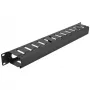 Panel de gestión de cables DeLOCK 19 pulgadas 66550 negro 1HE