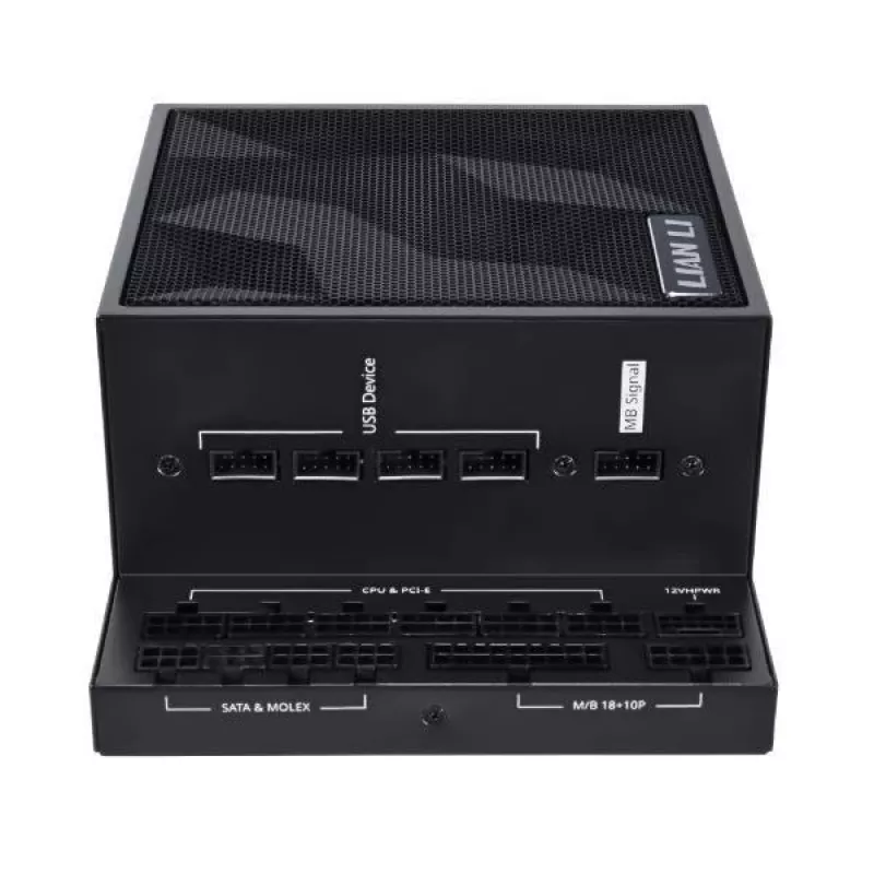 Fuente de alimentación Lian Li EDGE EG0850 850W, 80 PLUS Platinum, ATX 3.1, PCIe 5.1, negra