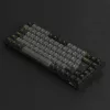 Teclado mecánico gaming AKKO Negro y Oro 3084B Plus, 84 teclas, interruptores Akko V3 Cream Yellow, iluminación RGB