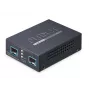 Convertidor de medios de red PLANET 2 puertos 10G/2.5G/1G/100BASE-X negro