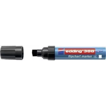 Rotulador para flipchart Edding 388 negro, punta 4–12 mm, tinta permanente