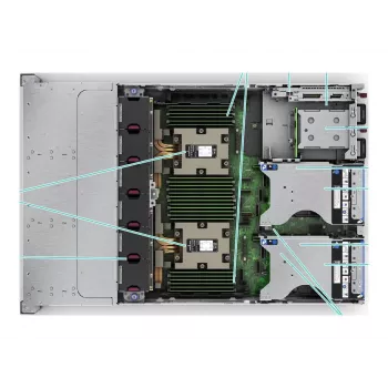 HPE ProLiant DL385 Gen11 2HE EPYC 9115 16-Core 3.2GHz 2x32GB-R 8xSFF Hot Plug 2x480GB SSD MR408i-o 2x1000W Servidor (P81843-425)