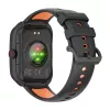 Smartwatch Colmi P86 negro con medidor de frecuencia cardíaca, resistente al agua