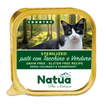 NATUA Country Sterilised pavo con verduras - comida húmeda para gatos - 100 g