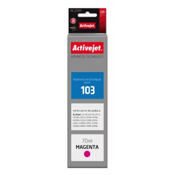 Activejet AE-103M tinta (sustituto de Epson 103 C13T00S34A; Supreme; 70 ml; magenta)