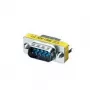 Adaptador serie RS232 DB9 Equip conector macho a conector macho, DB-9, DB-9, plateado