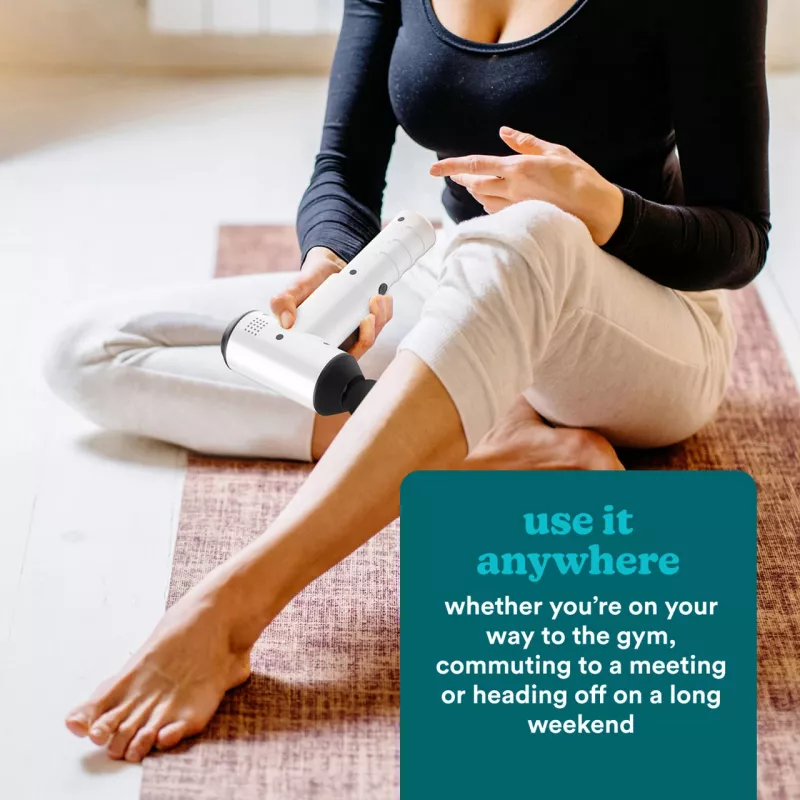 Pistola de masaje de percusión HoMedics PGM-150-EU — dispositivo portátil de terapia por percusión