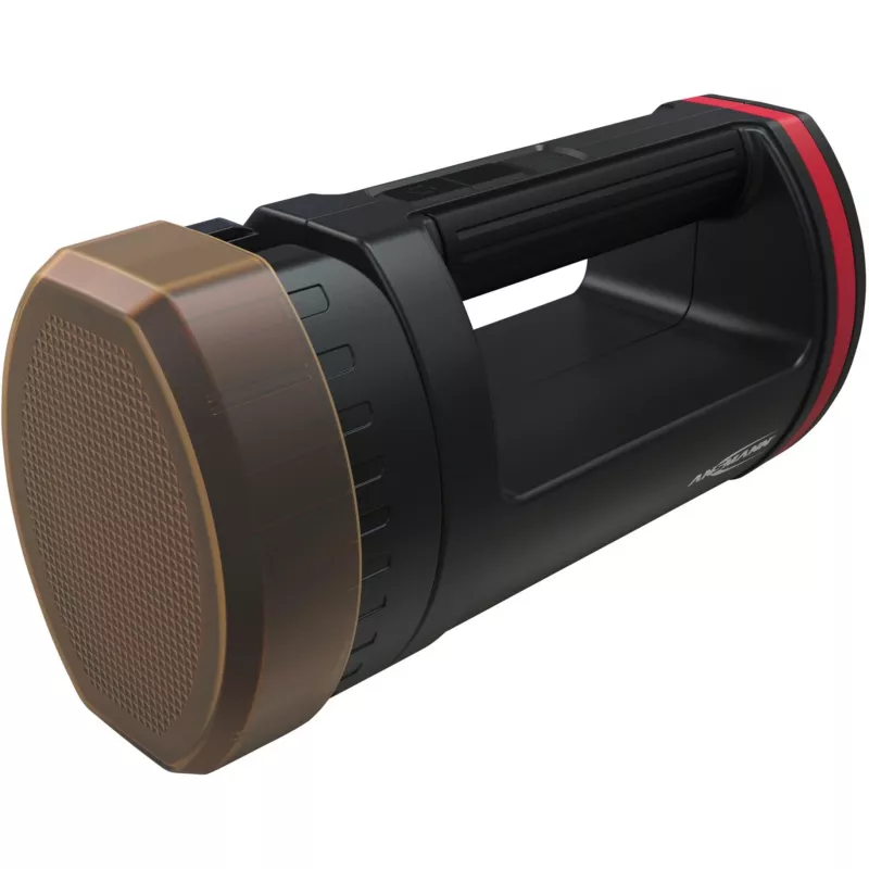 Ansmann HS20R Pro 1600-0223 foco LED portátil de mano 20 W, IP20, 3 lámparas, negro/rojo