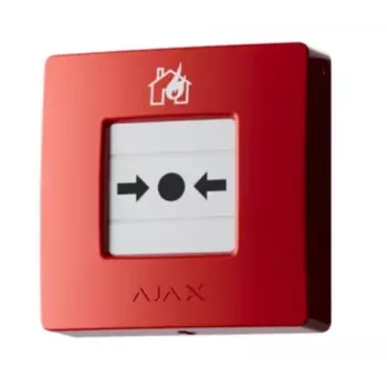 Pulsador manual de alarma de incendios Ajax 60815 rojo — pulsador de alarma de incendios, montaje en superficie