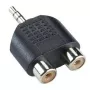 Adaptador Sbox 3,5 mm conector macho a 2 x 3,5 mm conector hembra AD.3.5-2X3.5